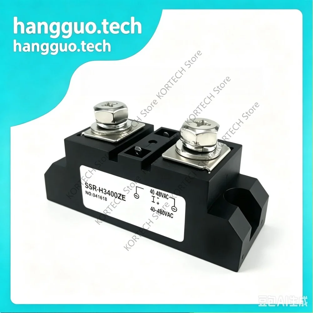 9PCS/Lot Brand new and original   Industrial solid state relay SSR-H340ZE 400A DC 24V controlled AC heating solid state modu