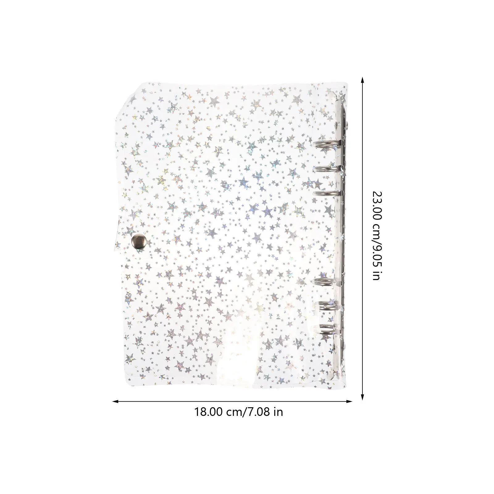 Binder Notebook Shell High Grade PVC Waterproof Lightweight Notebook Cover for Office School Supplies