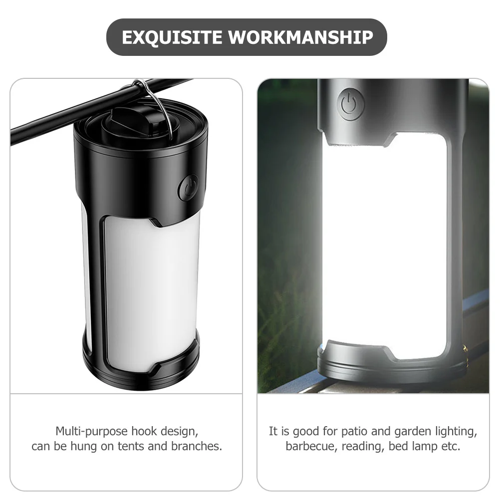 1 مجموعة 1 مجموعة قابلة للشحن Usb فانوس التخييم في الهواء الطلق المحمولة مصباح خيمة للإضاءة في حالات الطوارئ معلقة مصباح شحن بالطاقة الشمسية