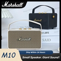 Marshall M10 Retro Wireless Bluetooth Speaker Stereo Bass Outdoor Portable Speaker Waterproof Subwoofer Classical Music Player