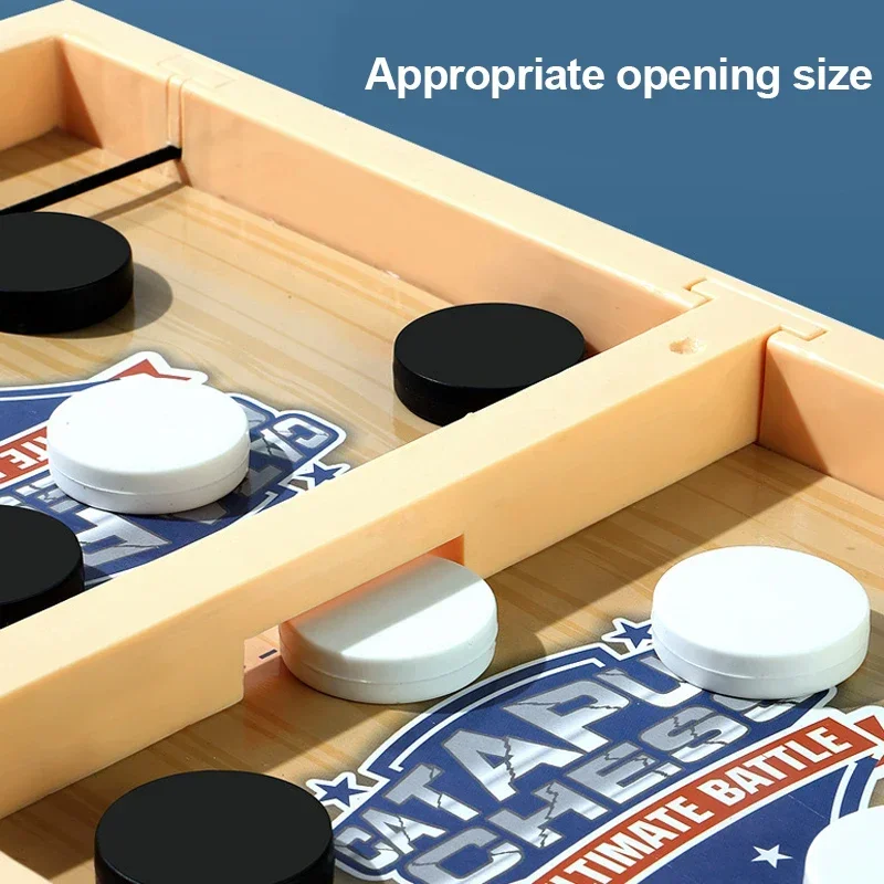 Table Hockey Paced Sling Puck Board Game Fast Sling Puck Winner Party Game Adult Child Family Game Desktop Battle Board Toys