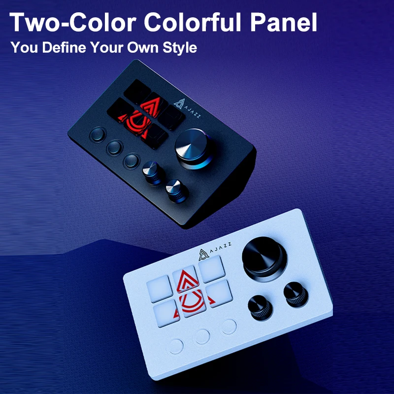 Ajazz AKP03 Programmable Mini Keyboard Desk Console Panel Custom Button Controller for Editing Gaming Stream Deck Desktop Helper