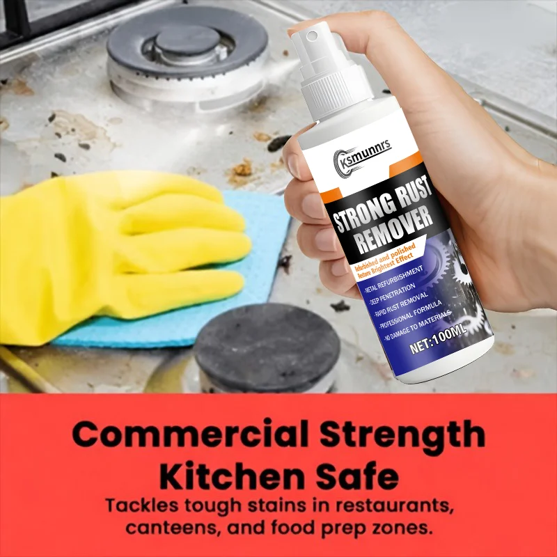 100ml Ultra-Strong Concentrated Degreaser & Metal Polish - Powerful Oil Removal, Metal Polishing & Multi-Surface Compatible - fo