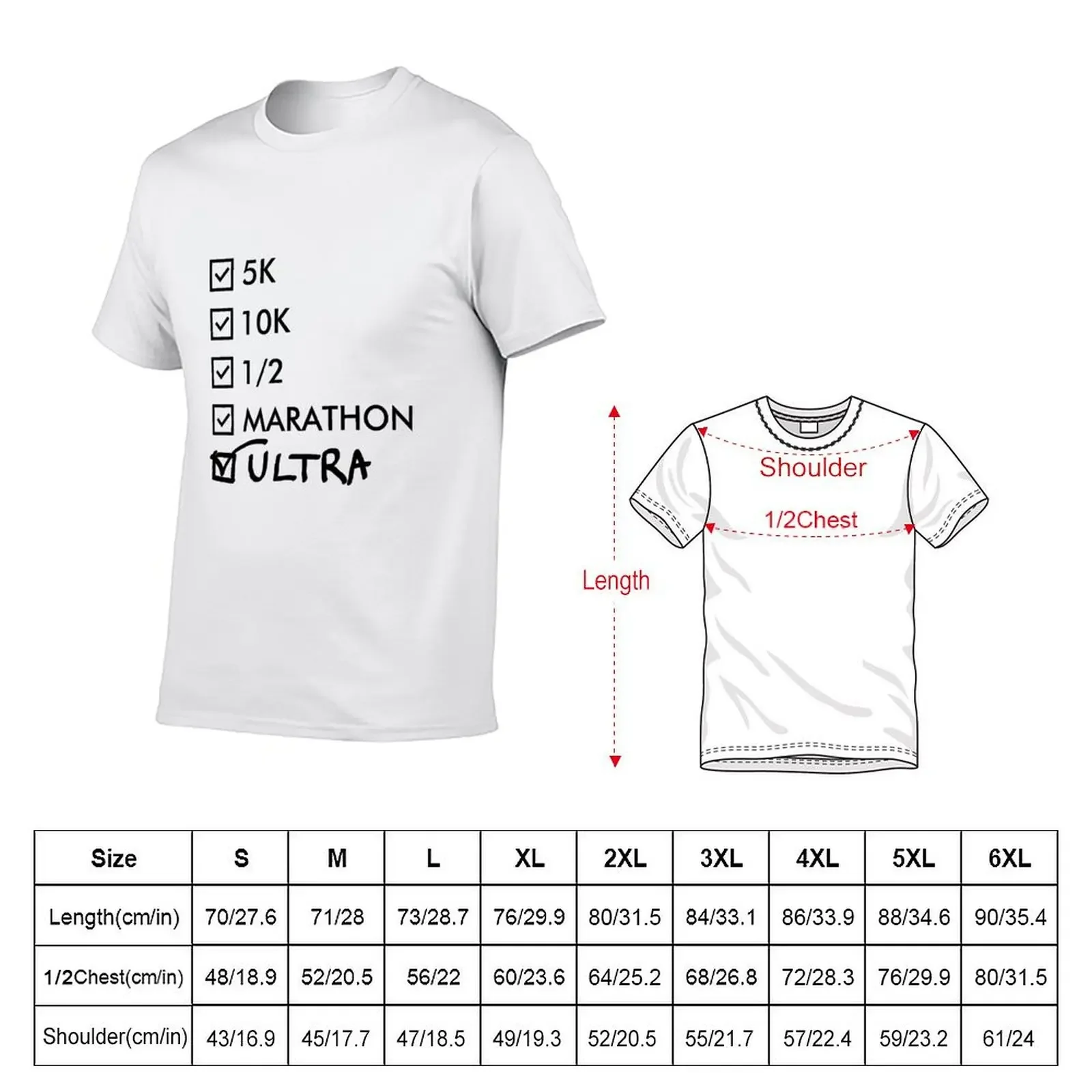 Ultra Marathon Running T-Shirt oversized graphic tee tops shirts men graphic