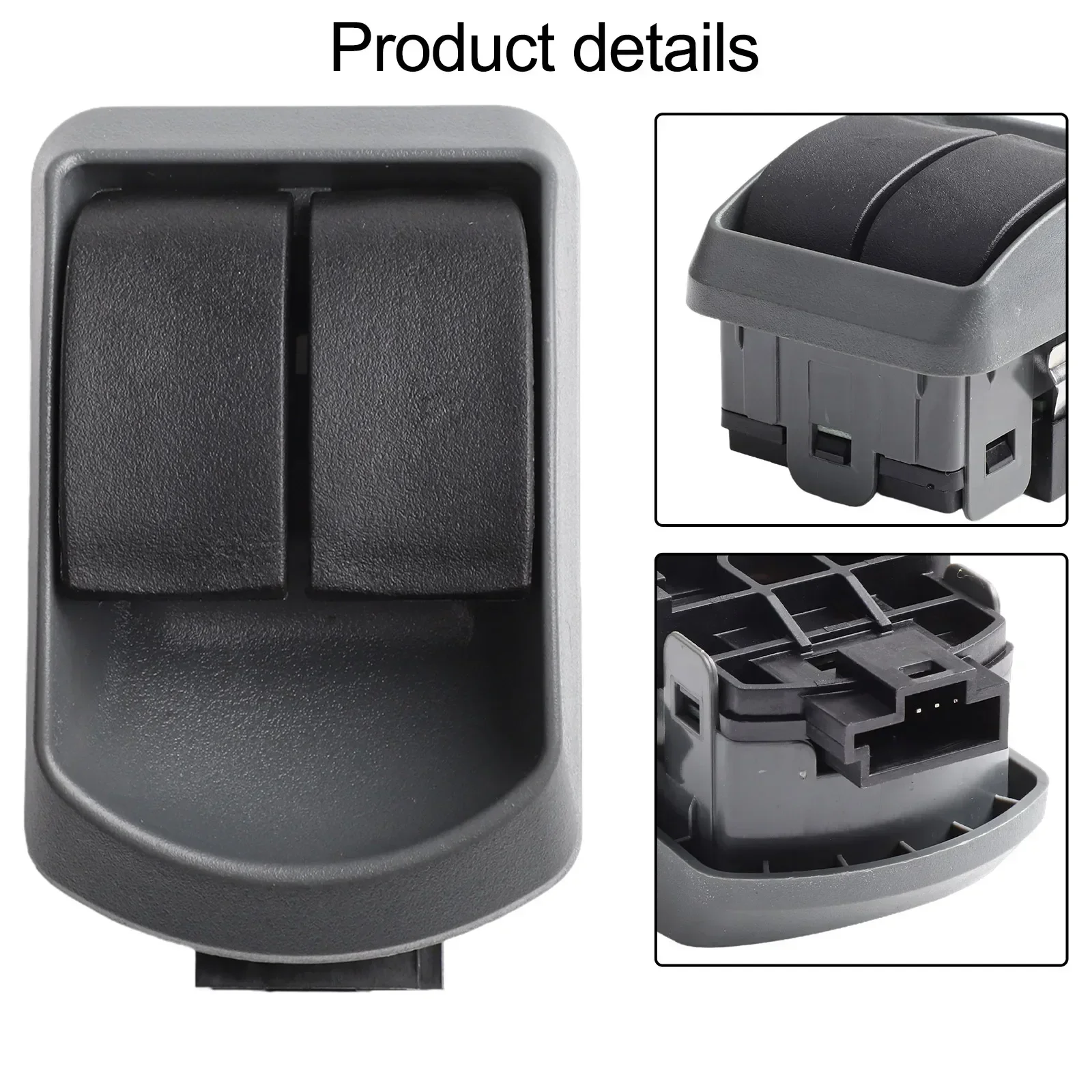 1pc Black Dual Switch P27-1069 Switch practical  Direct Replacement Dual glasses Switch for KENWORTH ​for PACCAR car accessories