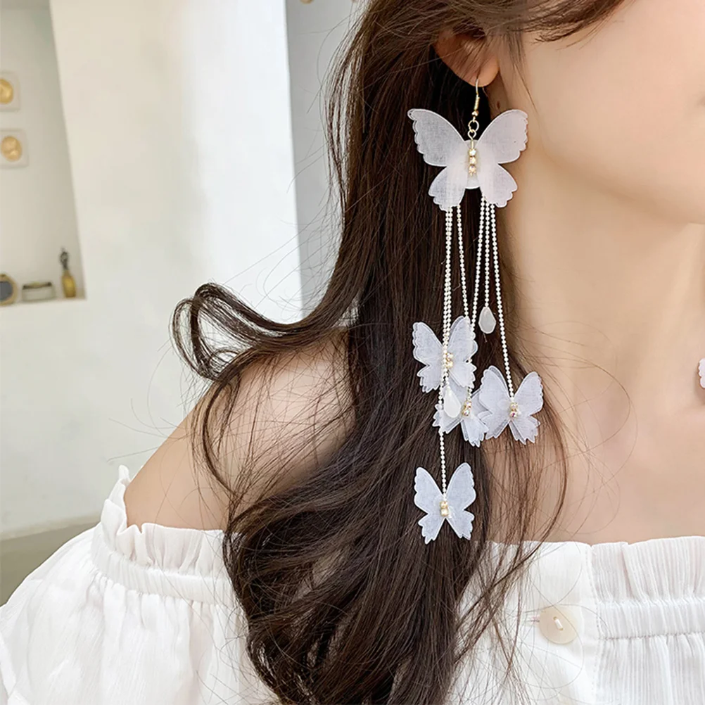 Earrings Woman Unique Jewelry for Girl Personality The Flowers Dangler Miss Fashion