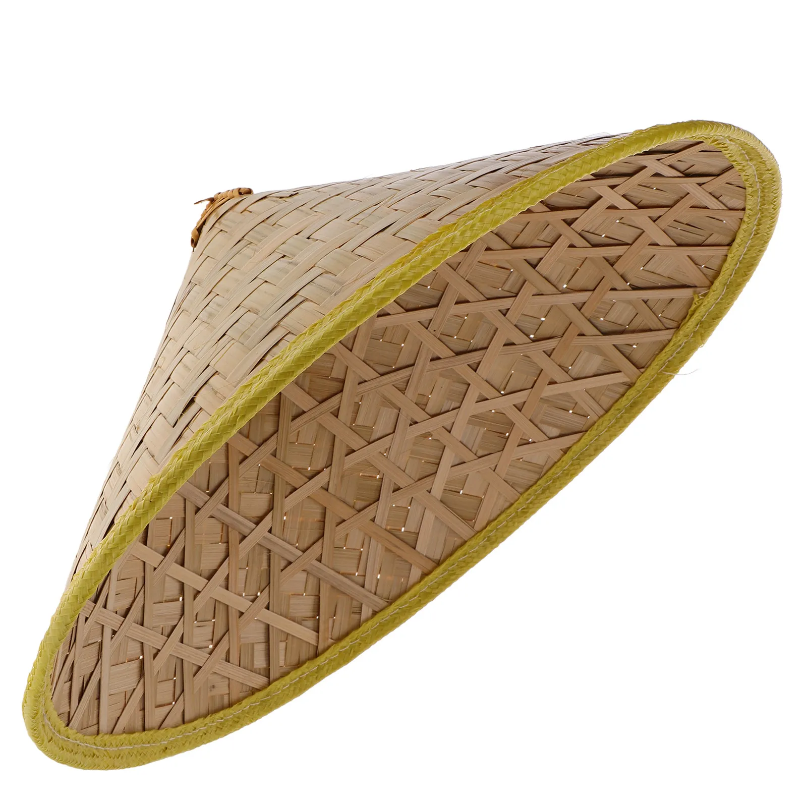 Sombrero de Paja Cónico Tradicional Japonés de Bambú para Danza Escénica, Accesorios para Festival de Agricultores del Arroz, Estilo Asiático