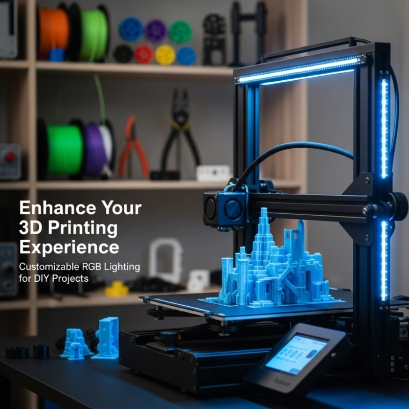 

Customizable LED Light Panel Board Replacement For Cyberbrick WS2812 3D Printing Application Low Power Consumption 896C