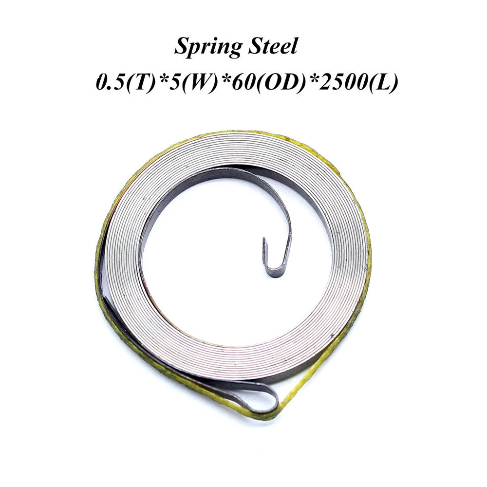 Manufacture of custom constant flat spiral spring 0.5x5x2500mm