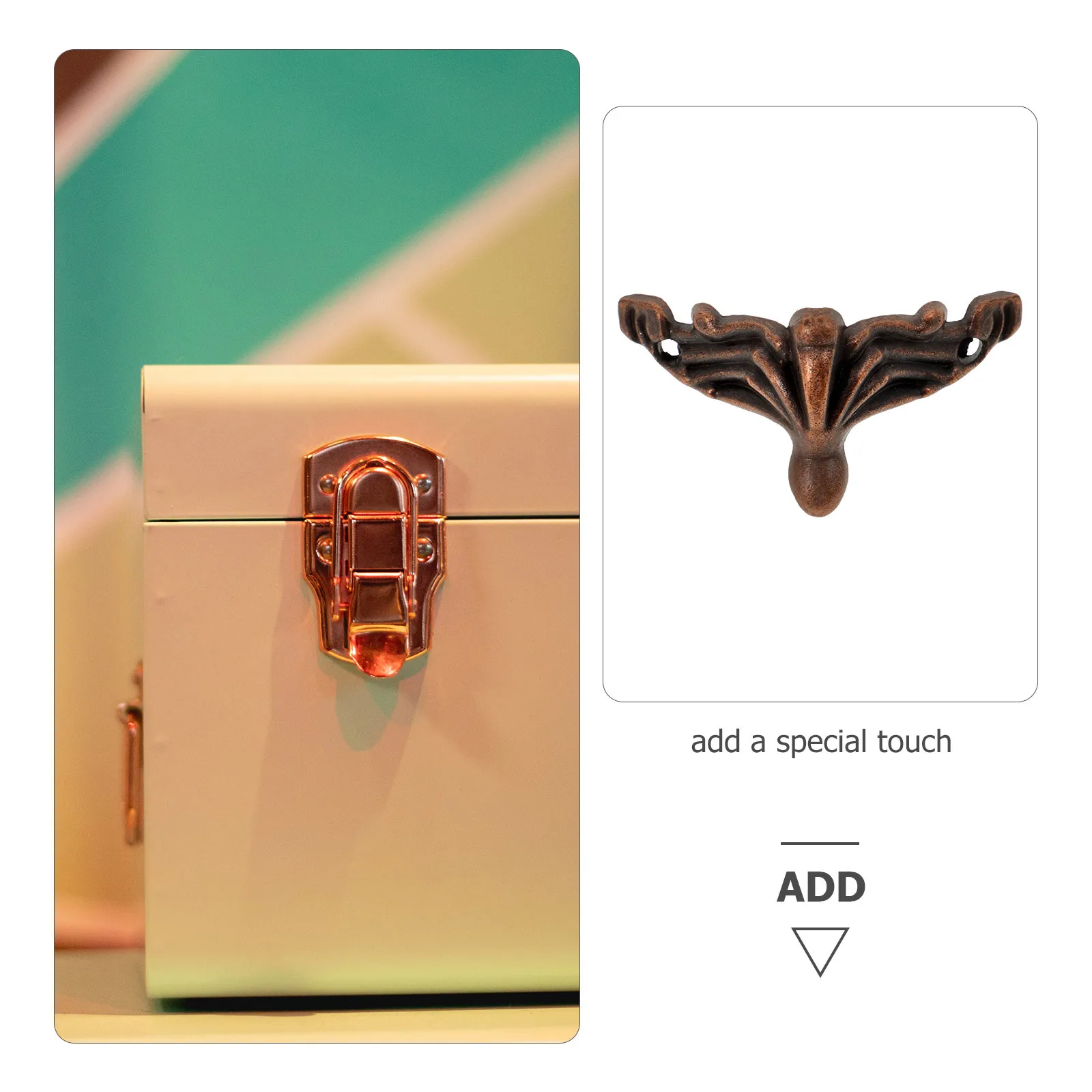 

20Pcs Decorative Feet Zinc Alloy 27x16mm Replacement Furniture Legs in Dark Red for Couch Night Stand Table Height Adjustment