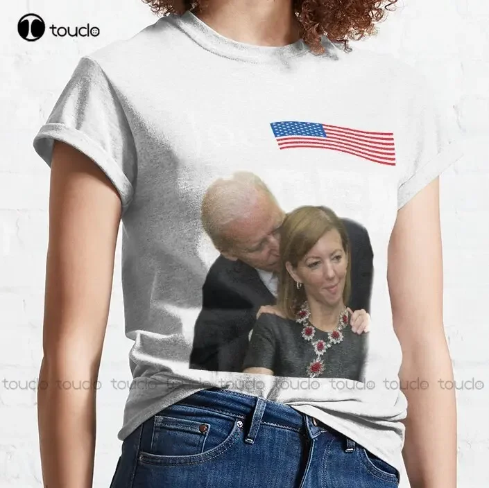 جو بايدن يديك على الرؤوس بايدن للرئيس قميص بايدن رالي الكلاسيكية تي شيرت التي شيرت للرجال Xs-5Xl جميع المواسم المحملة