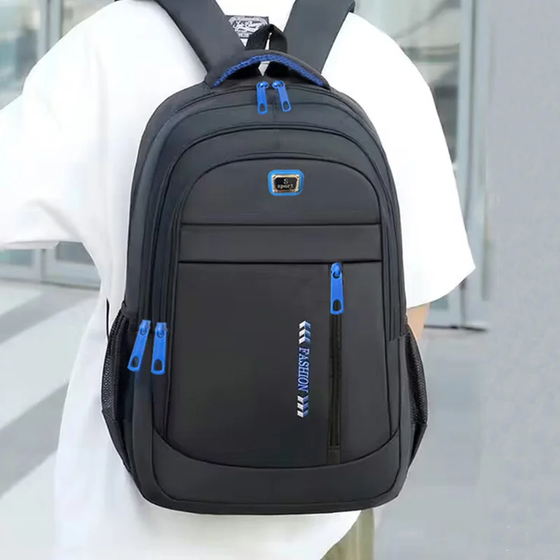 حقيبة ظهر للرجال والنساء خفيفة الوزن مع جيوب متعددة، حقيبة كتف كاجوال عصرية ومتينة للاستخدام المدرسي اليومي #5