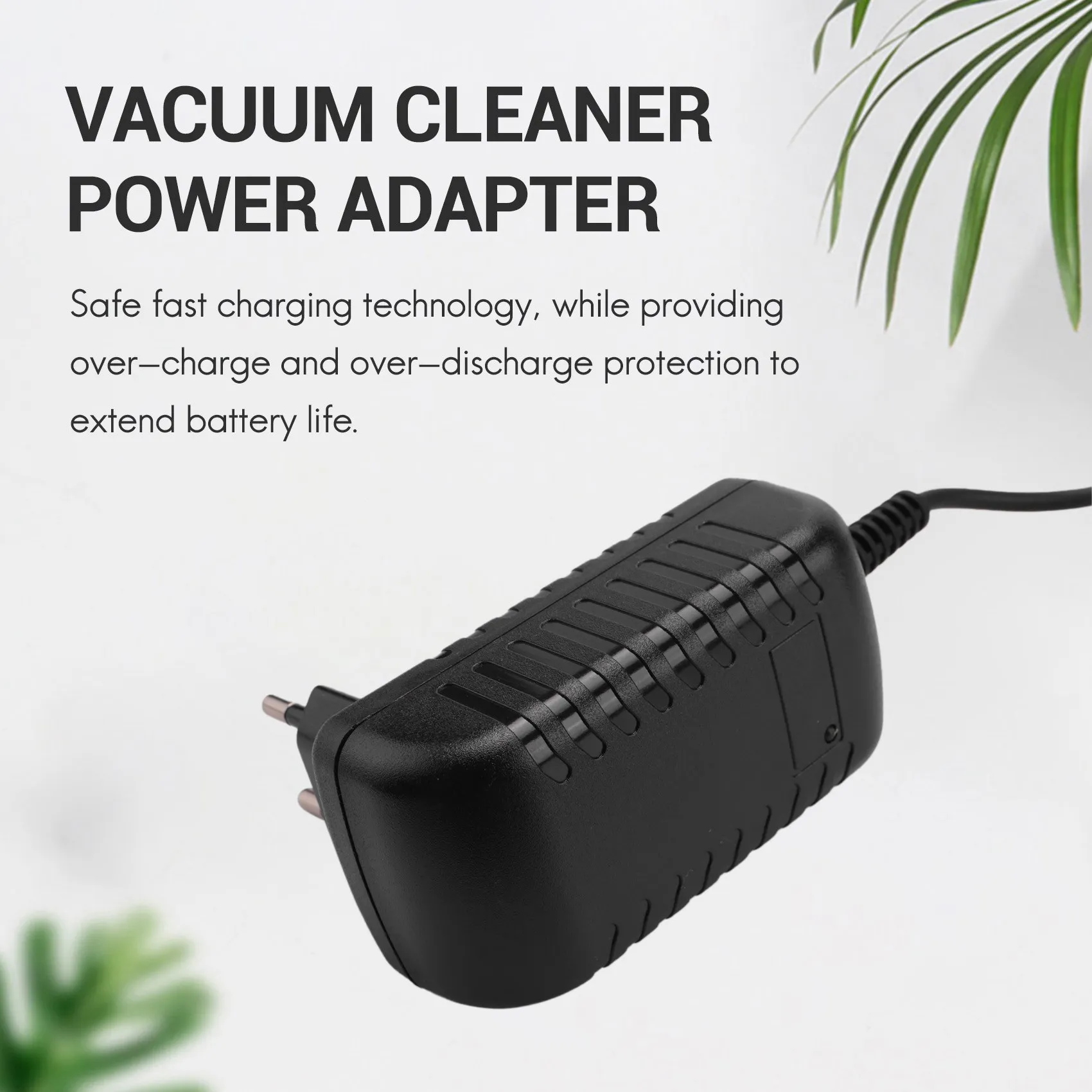 Charging Adapter Adapter for V6 V7 V8 Cord Free-Handheld Vacuum Power Supply Cord Adapter Charger EU Plug