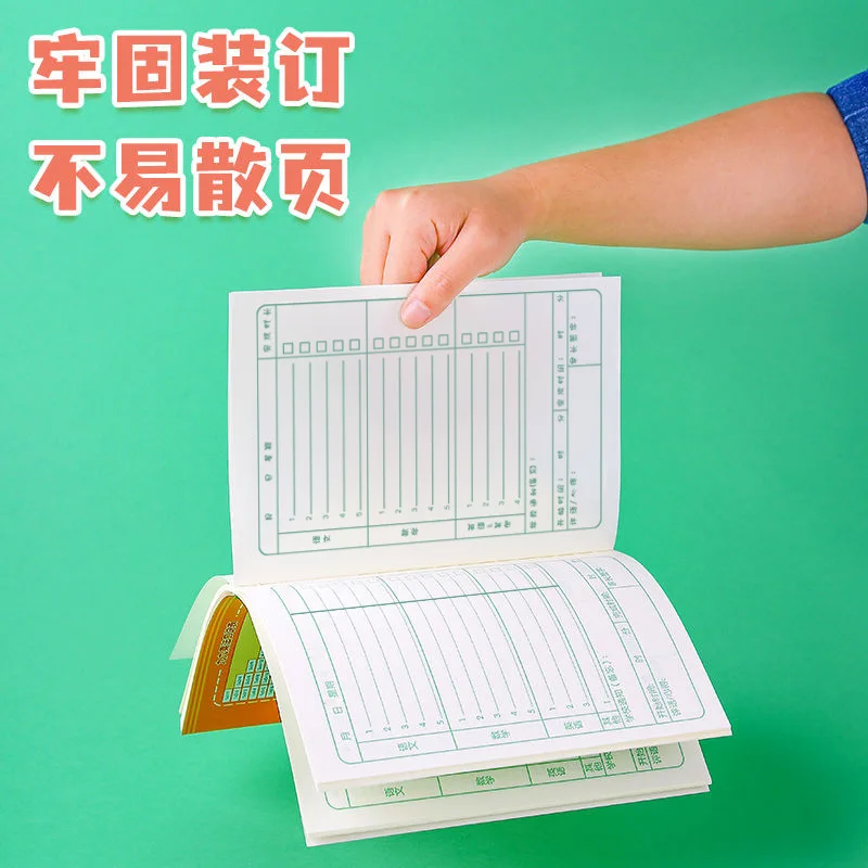 3pcs Homework diary for primary school students, junior high school notes, class notes, copy homework record cute