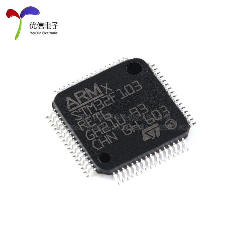 10PCS original authentic STM32F103RET6 LQFP-64 ARM Cortex-M3 32-bit microcontroller MCU  