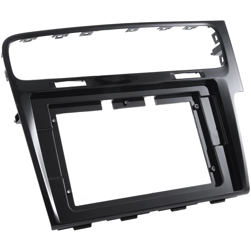 Car Radio Fascias Frame For VW Golf MK7 2013-2020 RHD 10 Inch 2DIN Stereo Panel Replacement Spare Parts