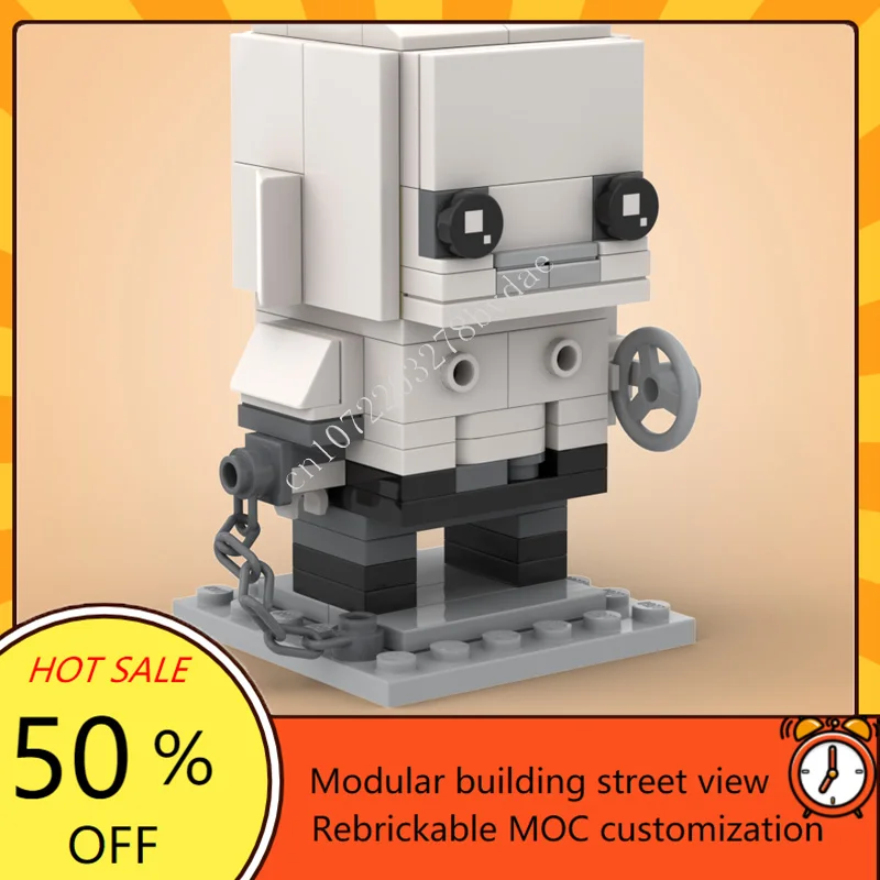 200PCS MOC Classic Cartoon Figure Nux + modello di auto Puzzle personalizzati FAI DA TE Educazione creativa Set di assemblaggio Puzzle Giocattoli di Natale Regalo