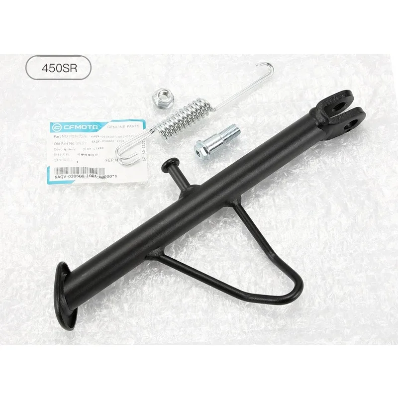 Original Motorcycle Kickstand Side Stand Foot Bracket Motor Scooter Side Stand Support For CFMOTO 450SR 450SRS CF400-6-9-12