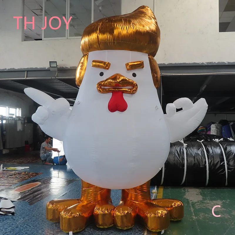 

fast air ship to door,Giant Inflatable Chicken Animal Mascot, 3m 10ft Customized Inflatable Chicken Rooster Model for Promotion