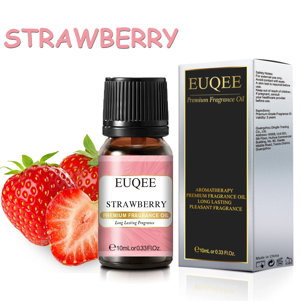 EUQEE10ml زيت عطر الفاكهة المانجو التفاح الفراولة الكرز جوز الهند والفانيليا الخوخ زيوت الروائح الناشر الهواء النقي #2
