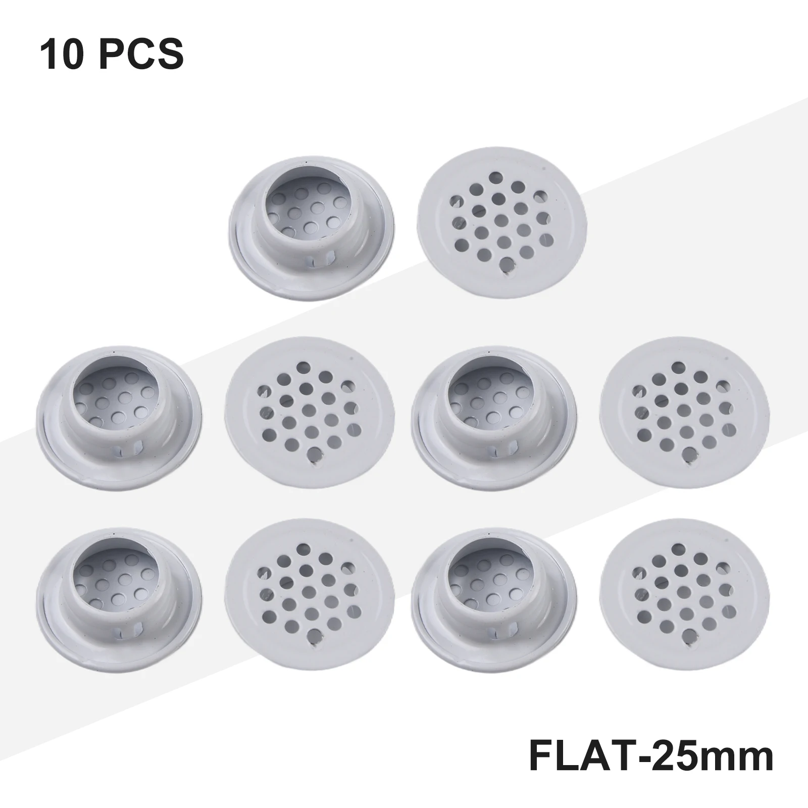 High Quality Metal Flat Round Air Vent Grill Cover Cupboard Efficient Metal Cabinet Round Air Vent Grill Cover