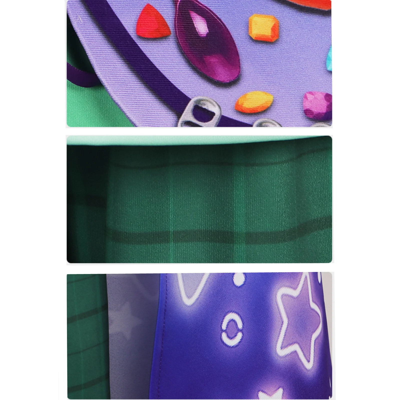Children's Starry Sky Cloak T-shirt Movie Kids Boys' Alien Cosplay Costume Stage Performance Clothes Halloween Carnival Uniform