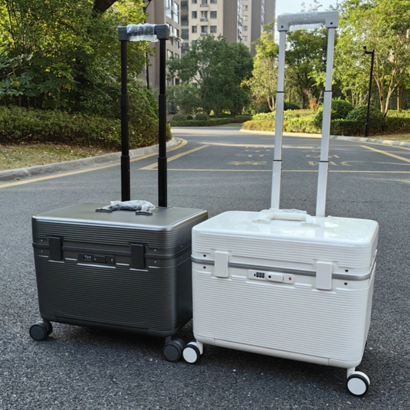 

Top Opening Suitcase Photographer Carry on Luggage Rolling Trolley Case 18/20inch Travel Toolbox with Aluminum Alloy Frame Lock
