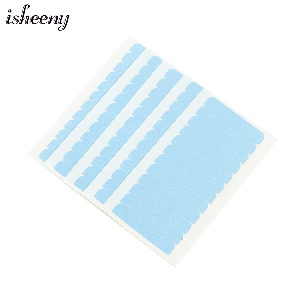 شريط لاصق لاصق لوصلات الشعر ، شريط مزدوج الوجهين ، علامات تبويب زرقاء ، بديل ، مقاوم للماء ، شعر مستعار #4