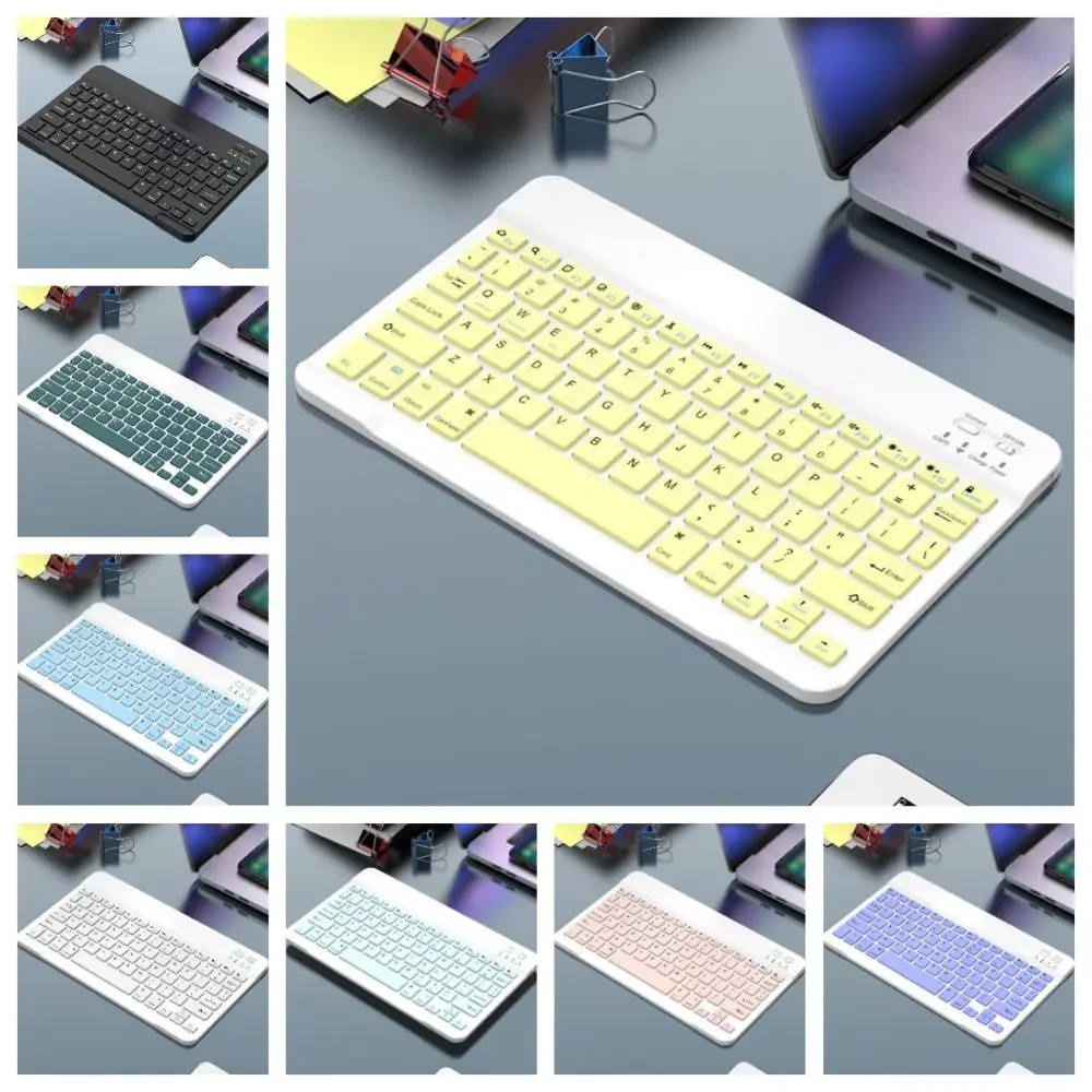 78 Keycaps Bluetooth Keyboard Universal Rechargeable Wireless Notebook Keyboard Portable Lightweight Gaming Keyboard Men/Women