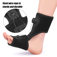 1 Pcs Night Splint, Drop Foot Brace Adjustable Rotating Knob Sleep Support, Foot Drop Support