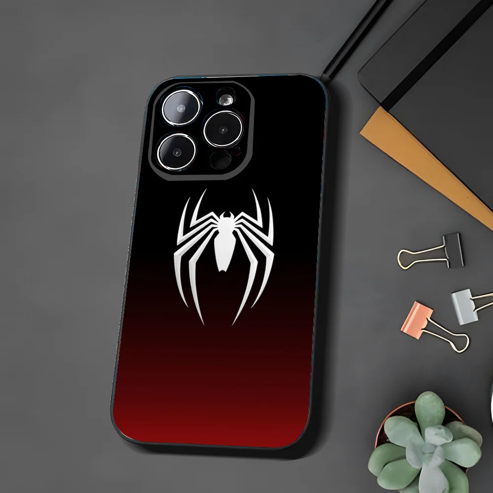 S-Spider-Man Logo Phone Case For Iphone 15 11 13 14 Pro Max 7 8 Plus X Xr Xs Max Se2020 12mini Cover Case