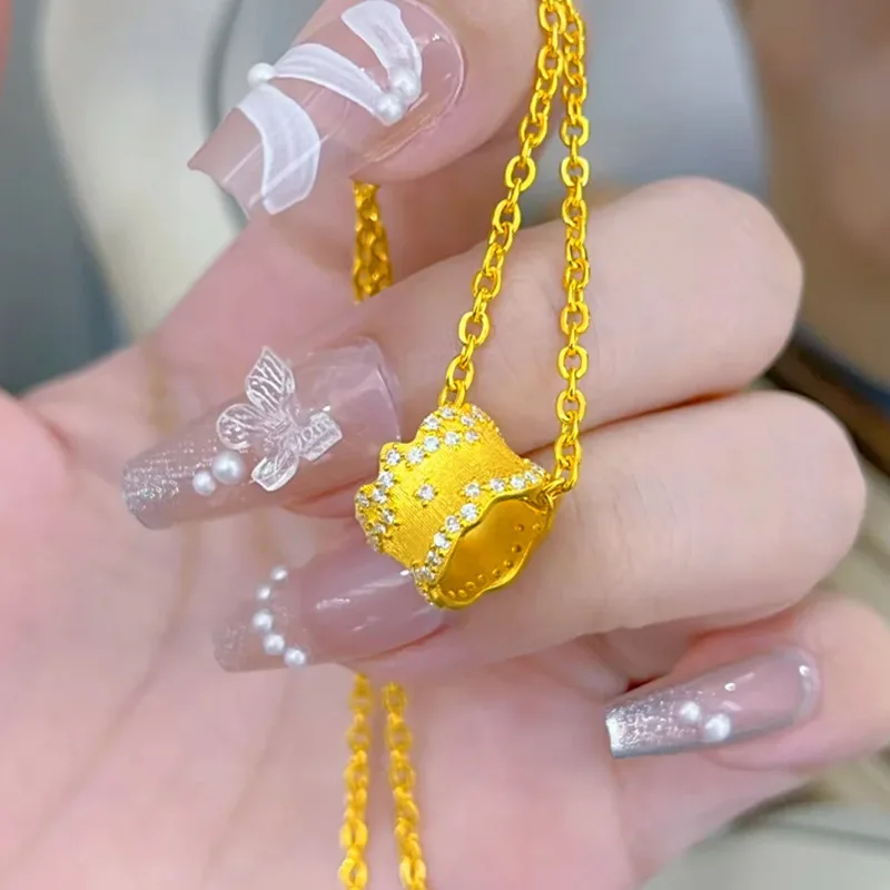 الكلاسيكية 18K الذهب اللون النجوم قليلا الخصر القلائد للنساء الزفاف المشاركة غرامة الزركون سلسلة مجوهرات هدايا