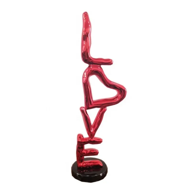 Art Gallery/Interior Furniture Resin Love Letters Artwork Decorations