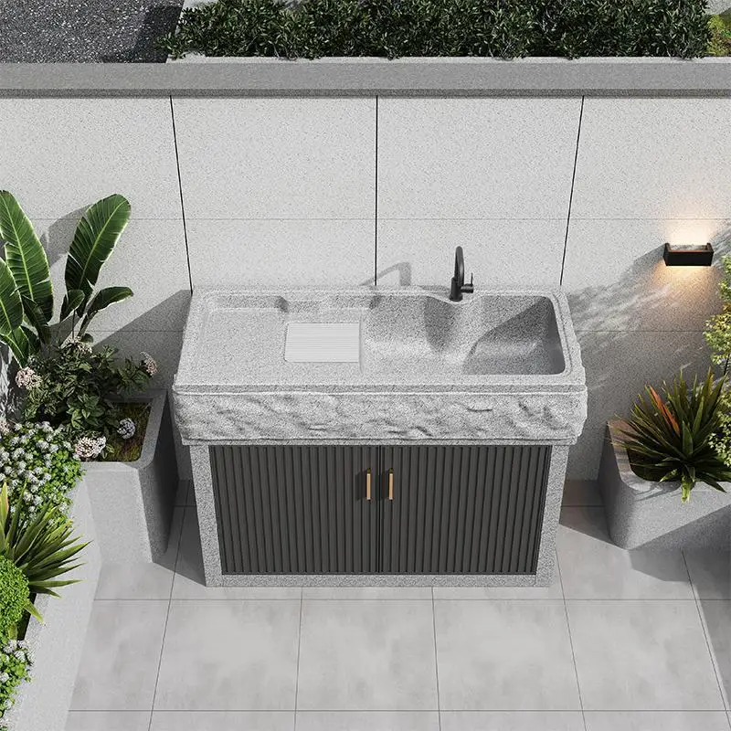 Marble Outdoor Garden Pool Stone Laundry Pool Sink Washbasin Outdoor Villa Whole Stone Washbasin Granite