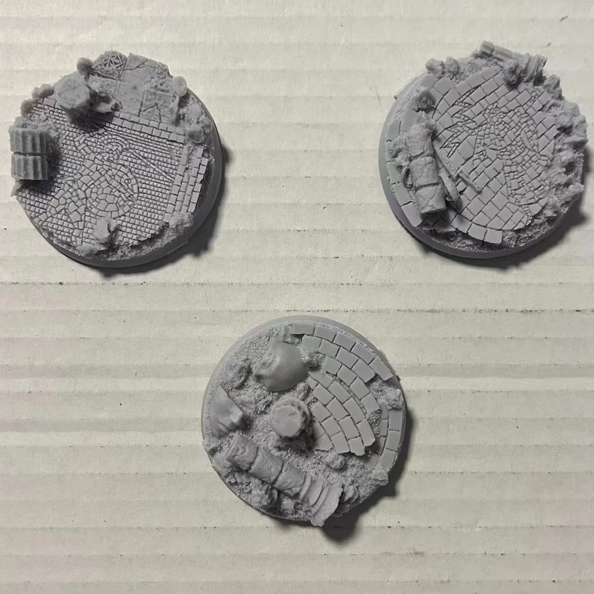 32mm, 25mm, 50mm,Textured Bases, Wargame Miniatures, Halodyne Base, Church Terrain, Pathfinder, Infinity, Hobby Accessories