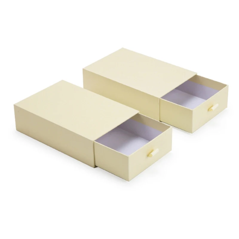 5 pcs Drawer Gift Boxes For Wedding Birthday Christmas Party Watch Jewelry Products Packaging Box Custom Logo Paper Box