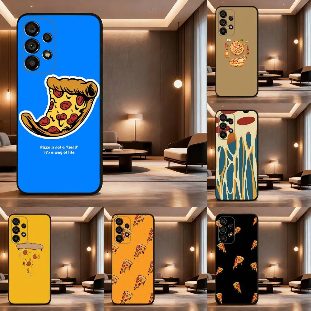 

Delicious photographer pizza Phone Case black case for Samsung Galaxy A32,A10,A71,A11,A12,A13,A31,Note10,etc.
