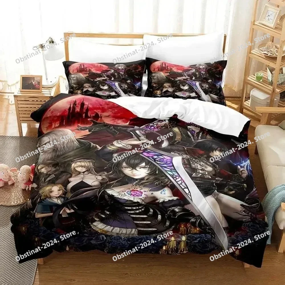 

Anime BLOODSTAINED RITUAL OF THE NIGHT Bedding Set Single Twin Full Queen King Size Bed Set Adult Kid Bedroom Duvet cover Sets
