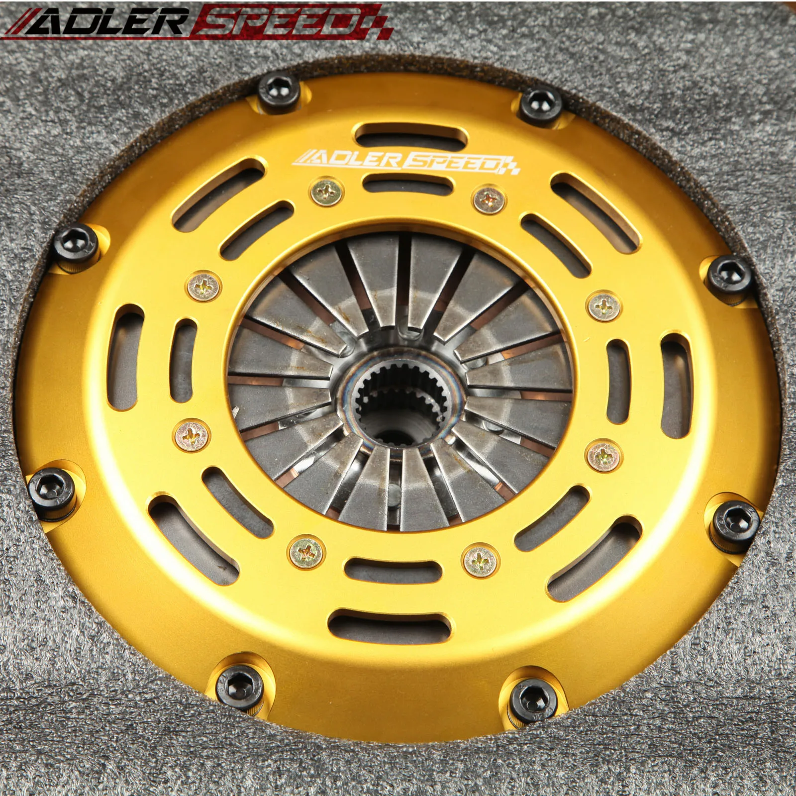 ADLERSPEED-Double Disque d\'Embrayage de Course, pour Honda Accord Civic Si K20 K24 Acura RSX TSX Medium