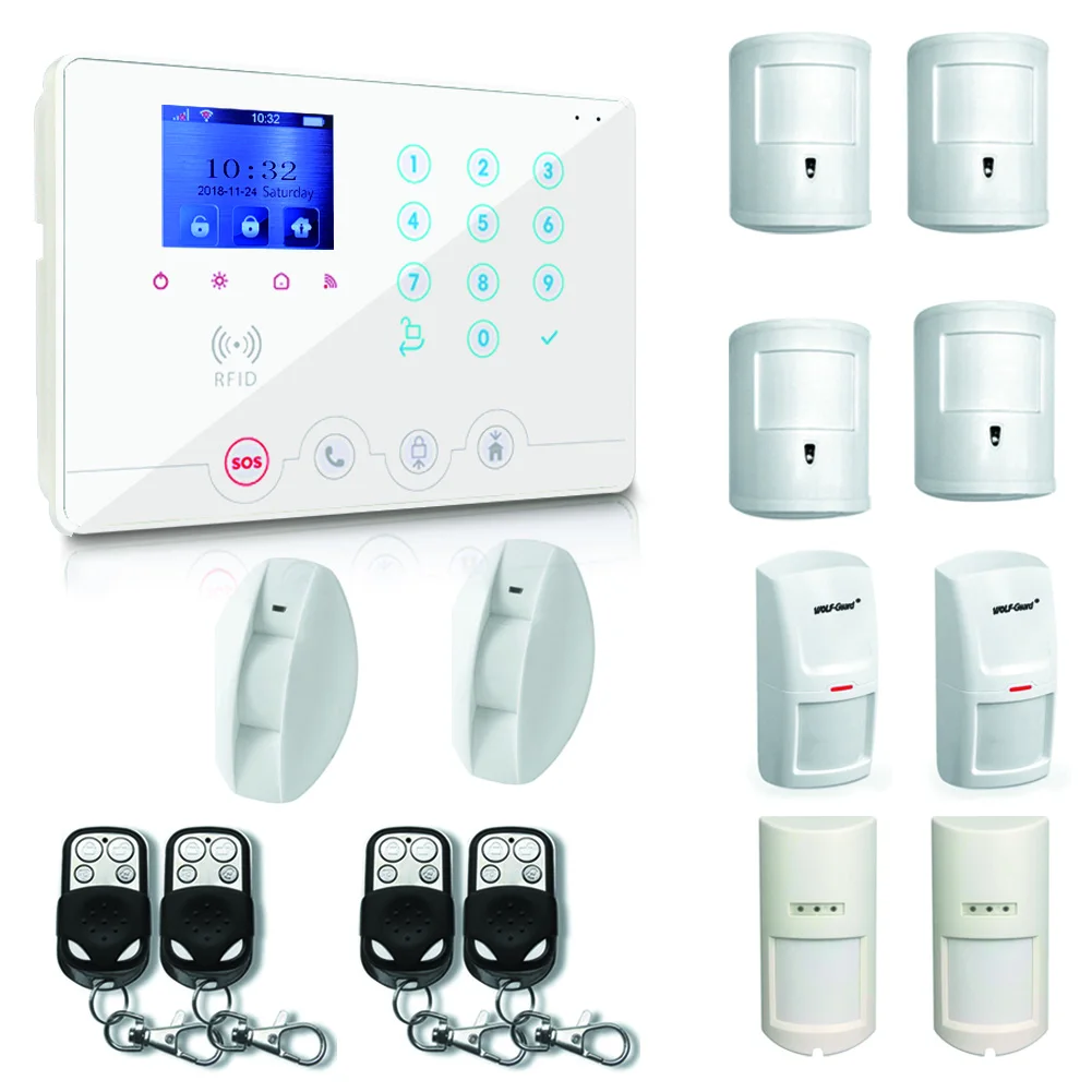 Best Seller  Italian  Alarm  4G  GSM Wifi wireless Smart  Home  Burglar  Security Alarm System