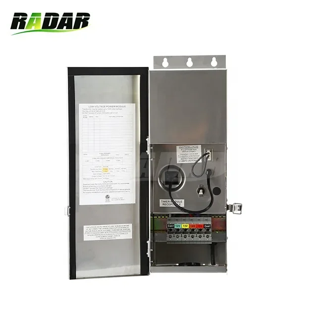 RTR-300W Low Voltage 12V 13V 14V 15V Transformer With PHOTO CELL SENSOR Low Voltage Landscape Lights Transformer