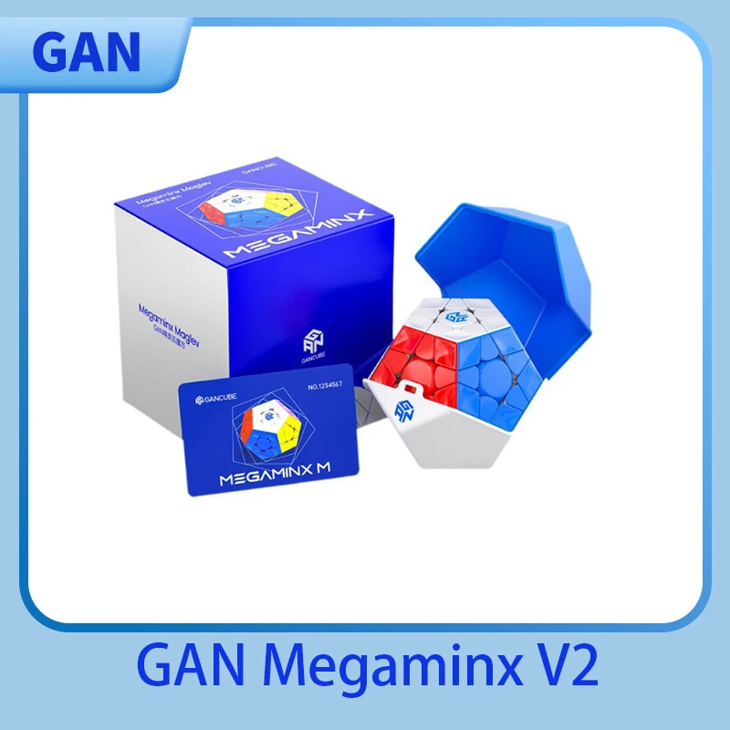 GAN Megaminx V2 Maglev UV Magnetic Magic Speed Cube Stickerless Professional Fidget Toys Cubo Magico Puzzle