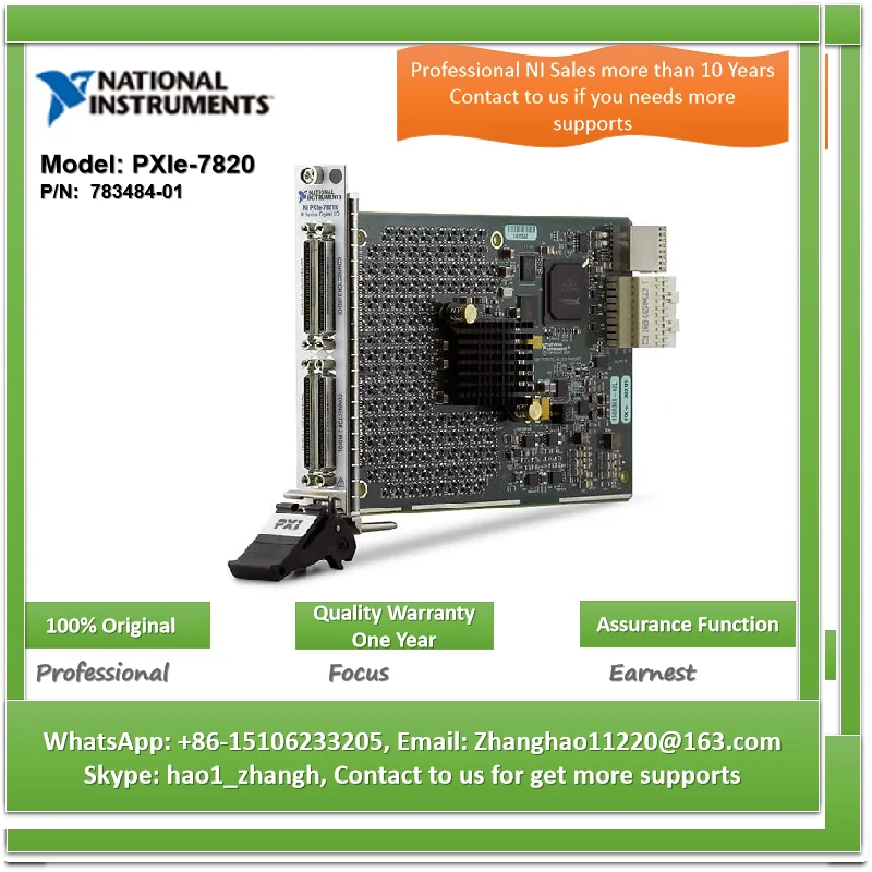 NI PXIe-7820 783484 -01 PXIe Série R Série R