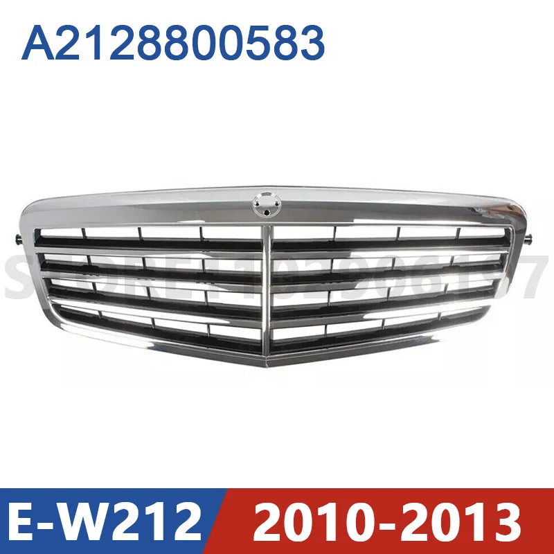 for 2010-2013 W212 Mercedes Benz E200 E250 E300 E350 E500 E63 Front Bumper Radiator Grill Mesh Middle Net A2128800583 2128800583