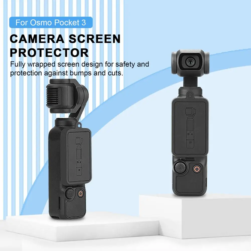 ソフトシリコン保護カバー,傷に強い,防汚,正確なラウンド保護,smo Pocket 3 s用カメラカバー