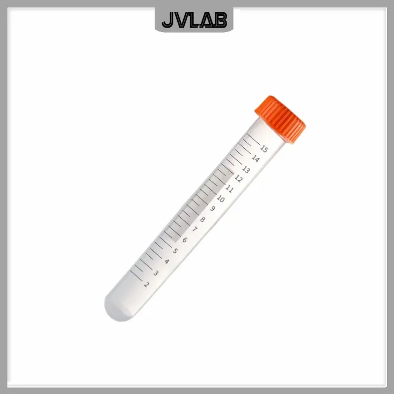 Conical Centrifuge Tube 15 mL Plastic Sample EP Tube PP Test Tube Bottom Tip / Round Pack of 12/pkK