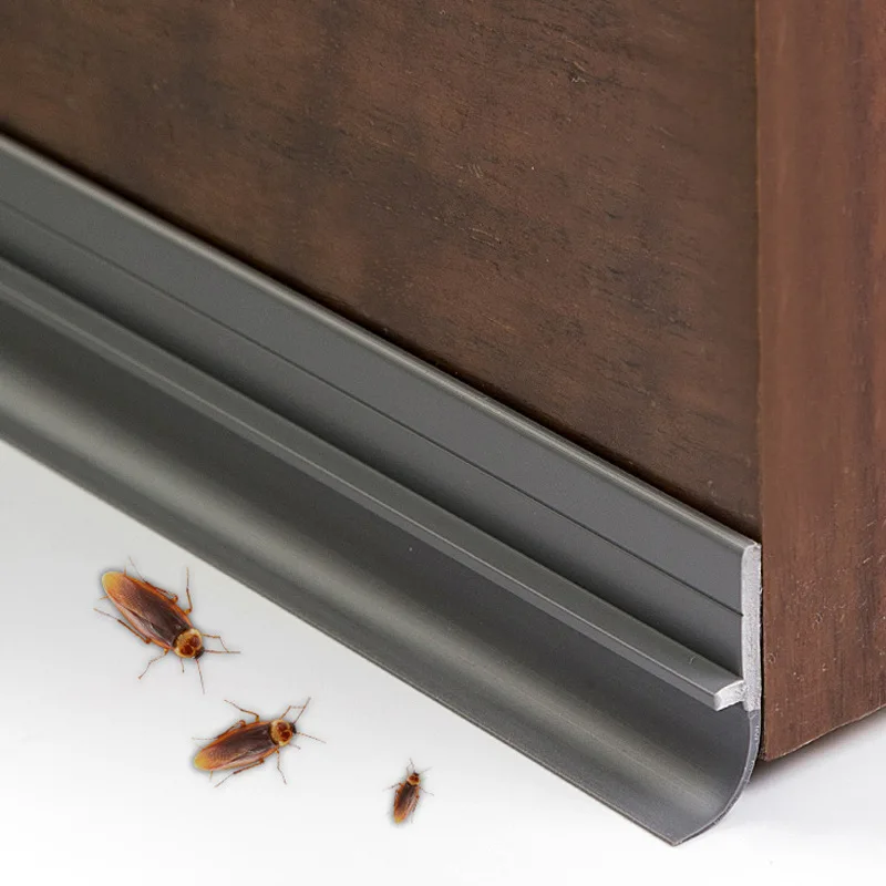 Seal Strip for Bottom of Door Draft Stopper Anti-cold Soundproof Weatherstrip One Side Under Door Sealer Weather Stripping
