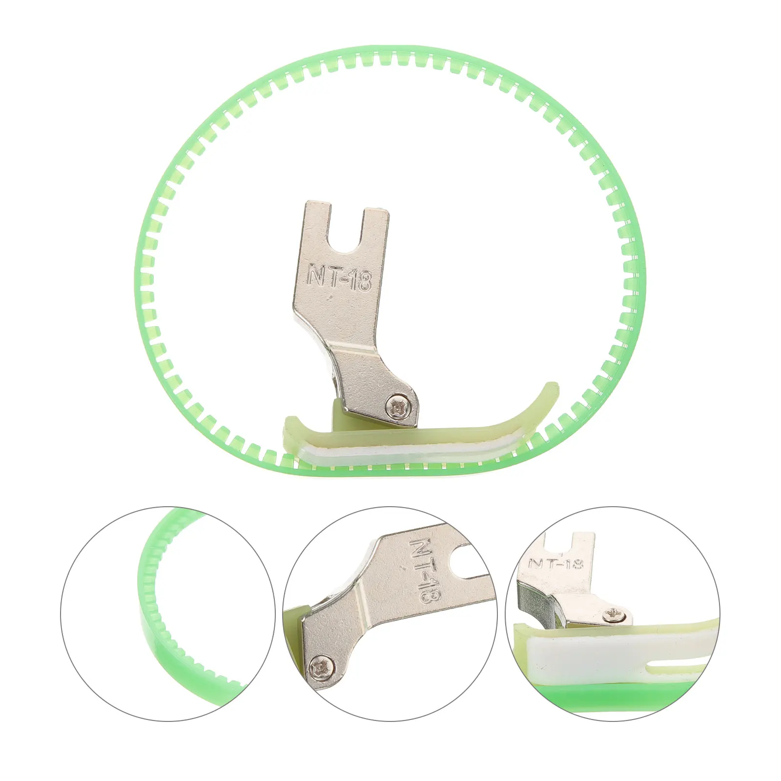 

4pcs Machine Presser Wear Resistant Sewing Feet Foot Durable Steel Easy Use Hidden Zipper Industrial Quilting Portable