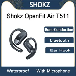 SHOKZ OpenFit Air T511 Open-Ear True Wireless Bluetooth Headphones with Microphone