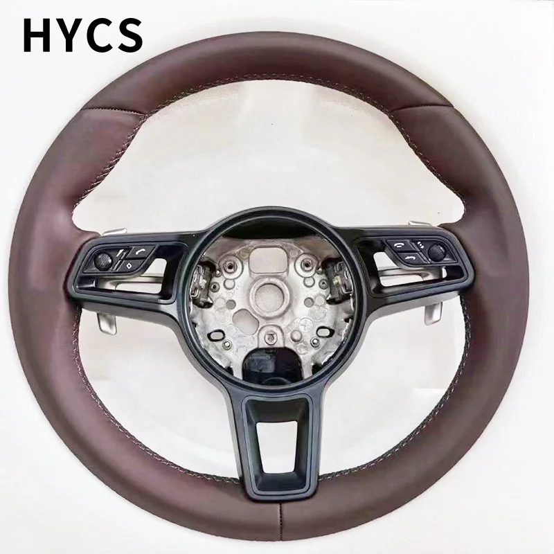 Popular Upgrades Car Interior Carbon Fiber Steering Wheel For Porsche Panamera 970 971 Cayenne Macan 996 997 718 991 911